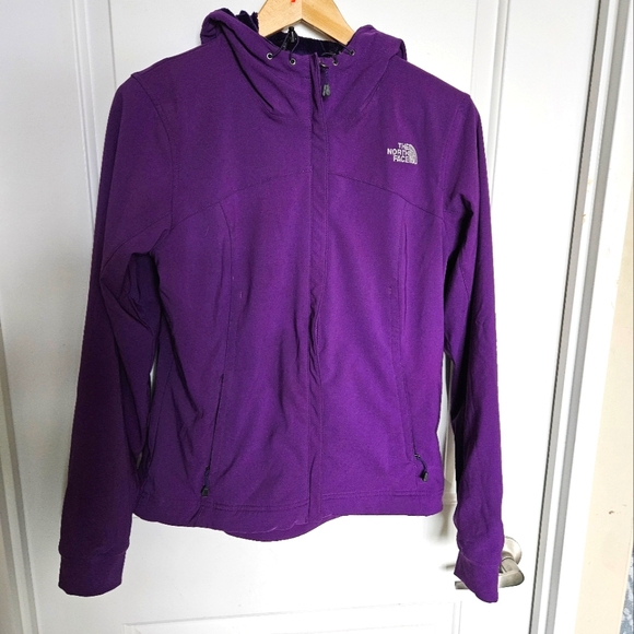 The North Face Jackets & Blazers - Women Northface full zip hoodie jacket purple SZ M